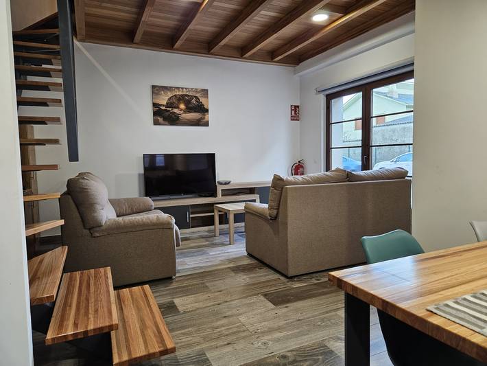 Apartamento de vacaciones para 4 personas, con jardín y terraza en Costa Occidental Asturiana - 3