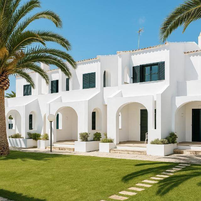 Appartement de vacances pour 4 personnes, avec piscine ainsi que jardin et vue