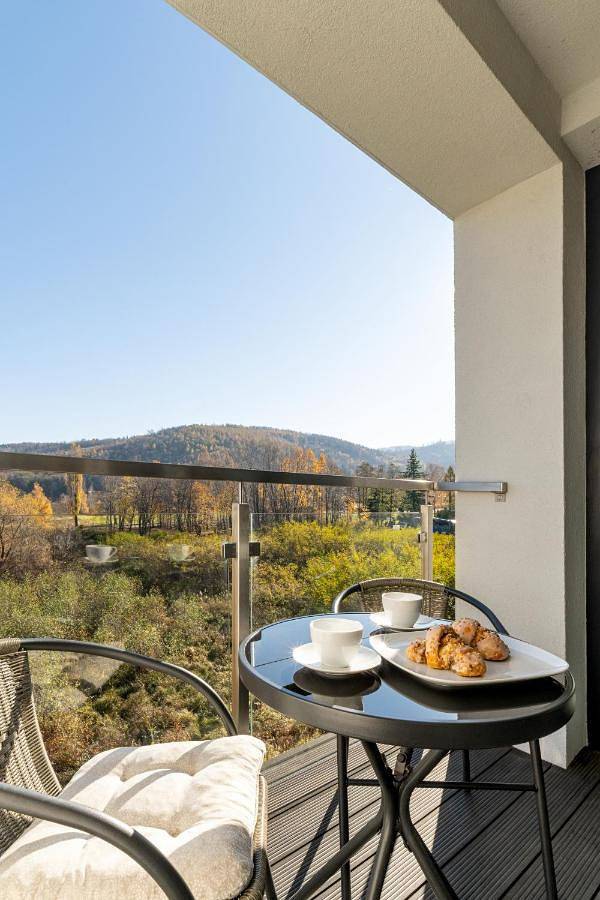 Apartament wakacyjny dla 4 osób, z taras i widok w Kamienica