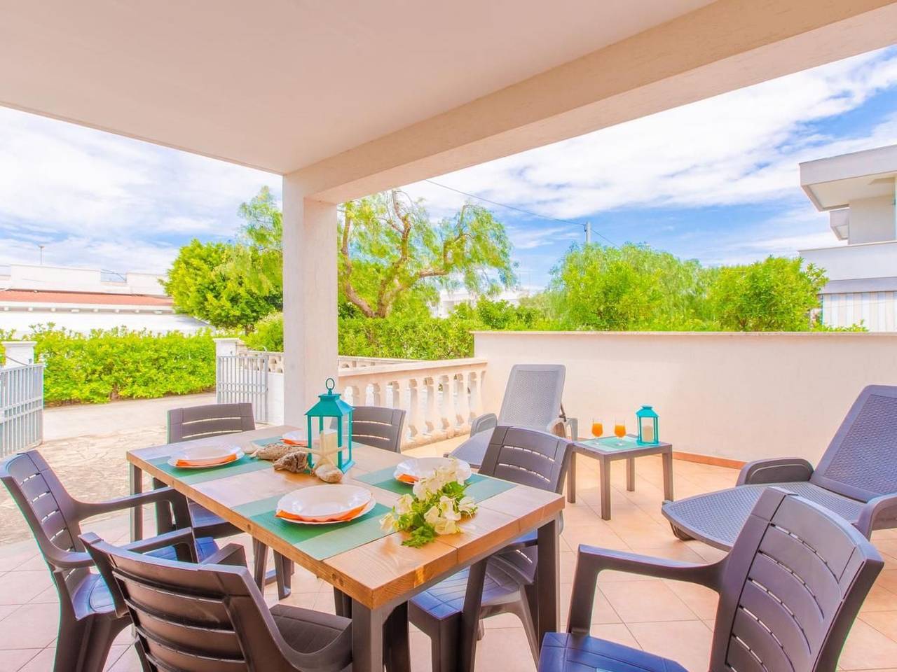 Villa Mezza Luna am Meer in Apulien in Torre Santa Sabina, Salento