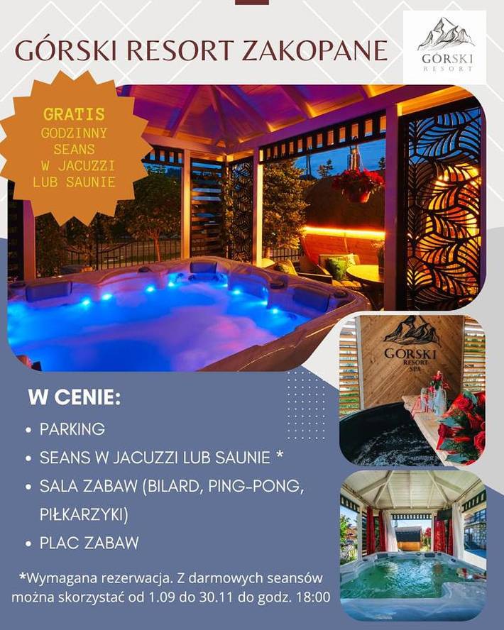 Gîte pour 2 personnes, avec piscine et sauna ainsi que jardin et vue, animaux acceptés à Poronin