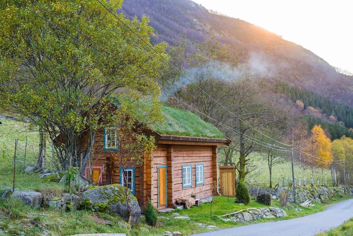 Lodge für 6 Personen, mit Sauna und Garten sowie Seeblick und Ausblick - 1