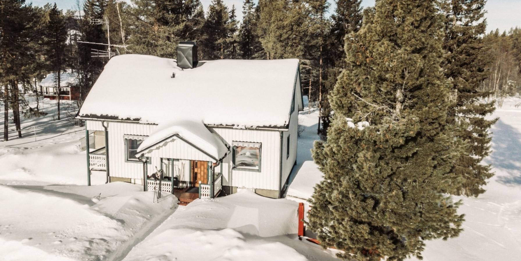 Kleines Landhaus in schwedisch Lappland in Lappland (Schweden)