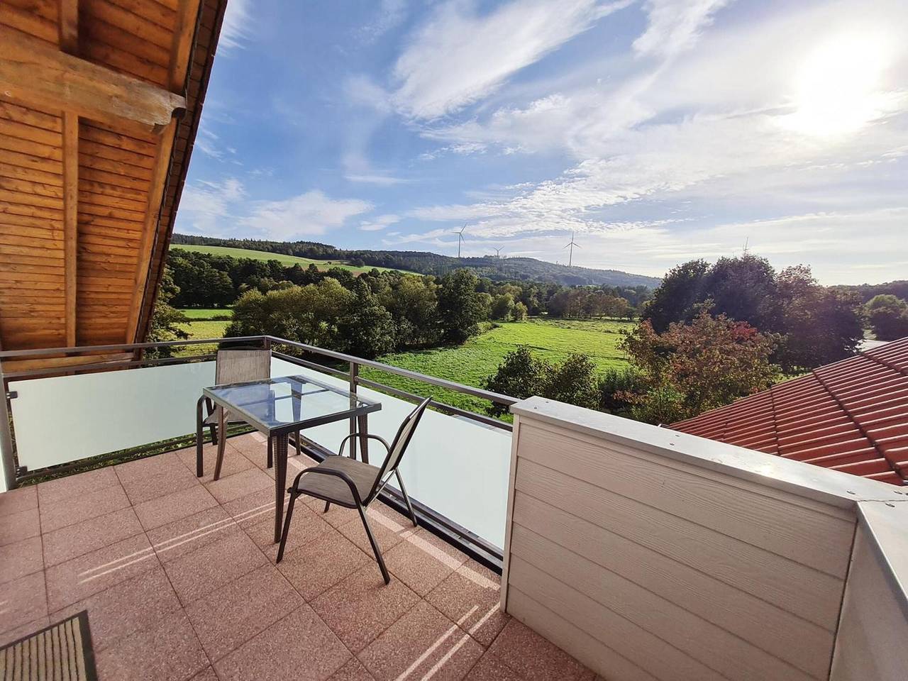 Appartement entier, Appartement « Am Lutherweg 1521 » avec balcon et Wi-Fi in Breitenbach am Herzberg, Rhön-Hessen