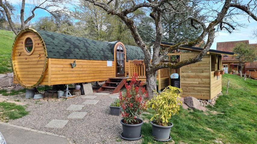 Gîte pour 2 personnes, avec vue et jardin à Villé (Bas-Rhin Alsace)