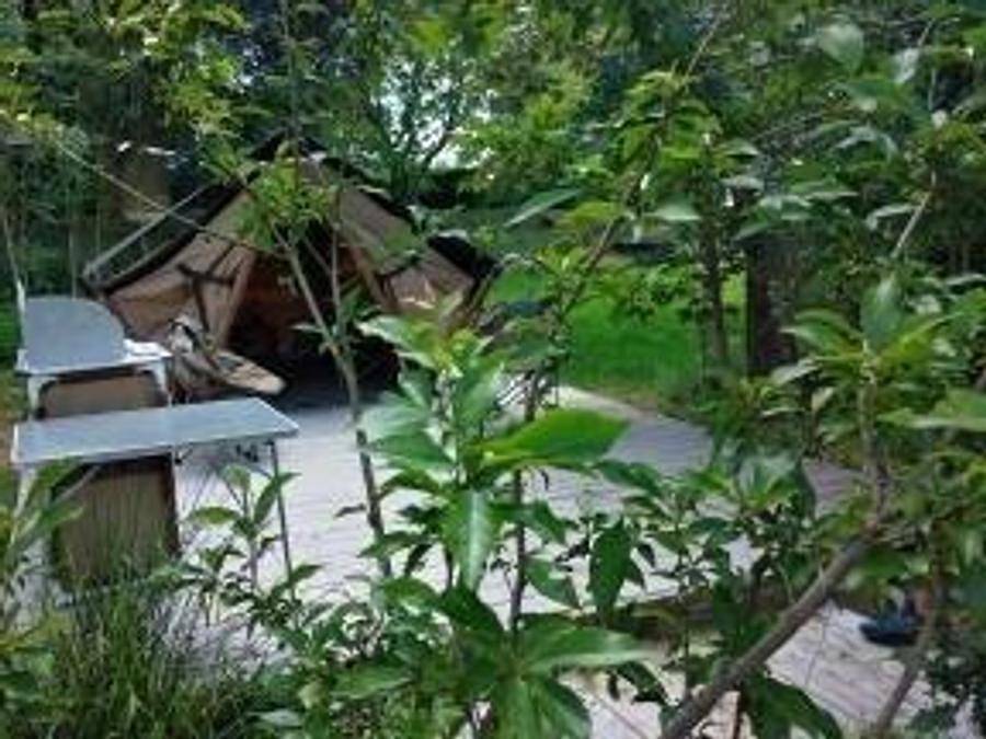 Camping Les Tournesols - Zelt 2 personen - Bivouac-Zelt - 1 Zimmer -Terrasse 24m2 1/2 Pers. in Le Grez, Parc naturel régional Normandie-Maine