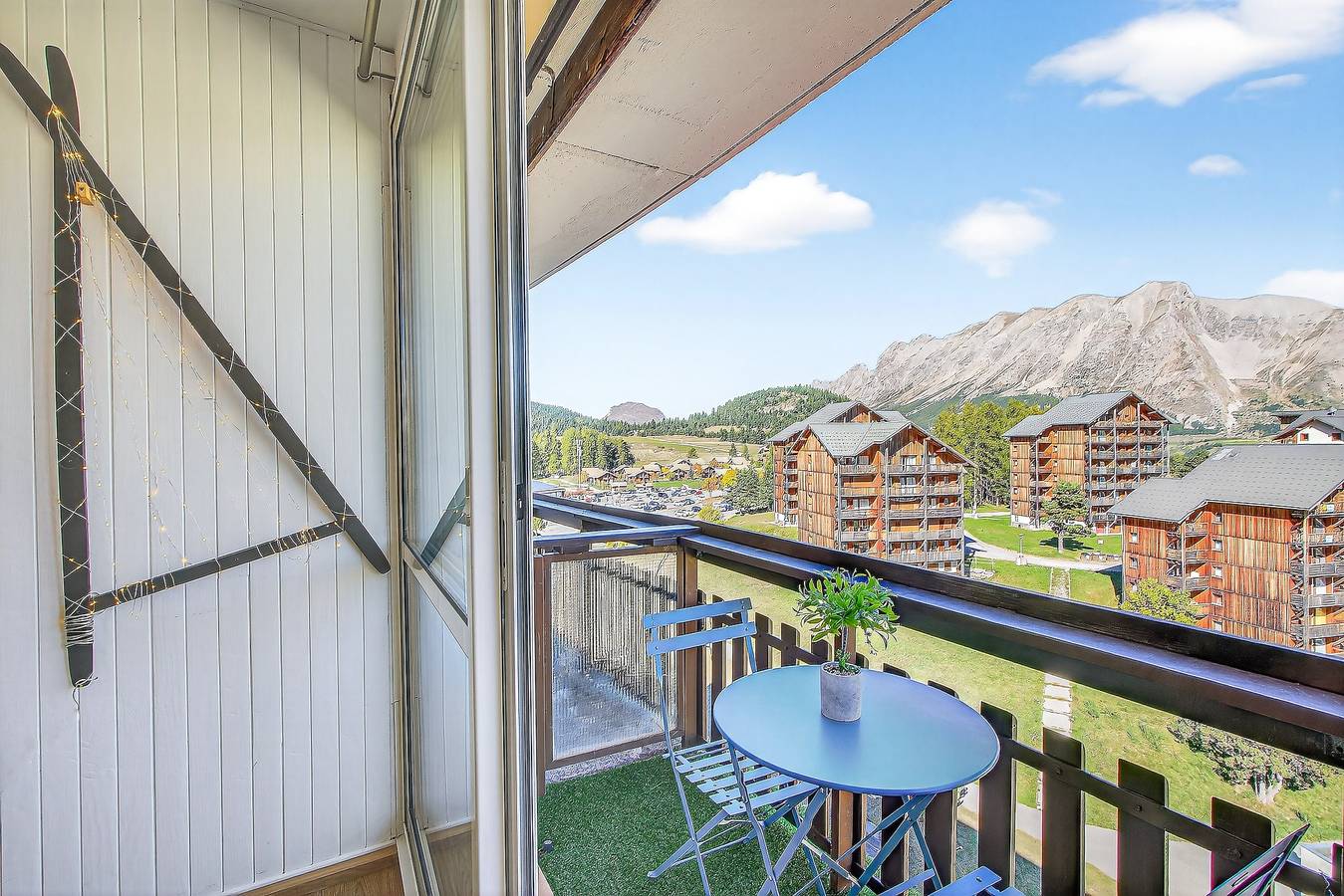 Ganzes Studio, Studio 'Le 28' mit Bergblick, Balkon und Wlan in Saint-Étienne-en-Dévoluy, Le Dévoluy