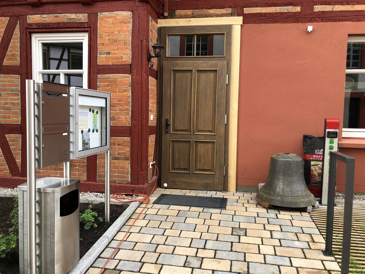 Ganze Ferienwohnung, Altes Pfarrhaus Neustädt - Zweibettzimmer mit Etagenbett in Gerstungen, Werratal
