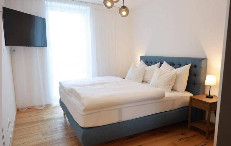 Ferienwohnung für 5 Personen, mit Balkon und Terrasse sowie Garten und Ausblick in Purbach am Neusiedler See