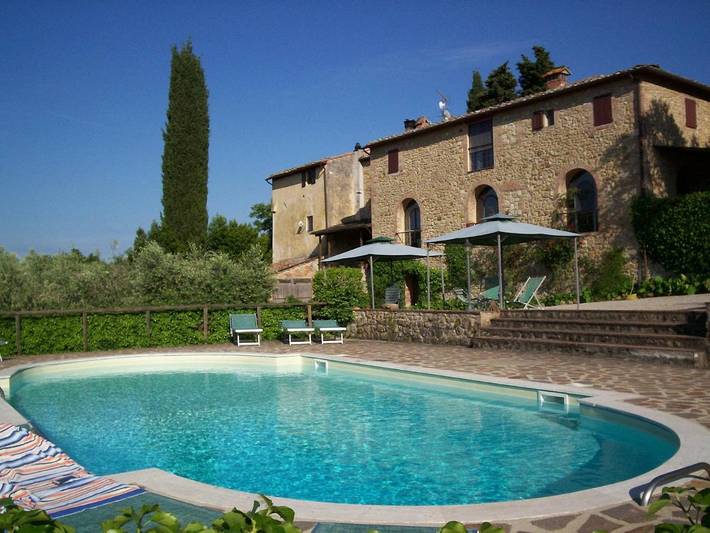 Agriturismo voor 3 personen, with tuin and uitzicht as well as zwembad, met huisdier in San Gimignano