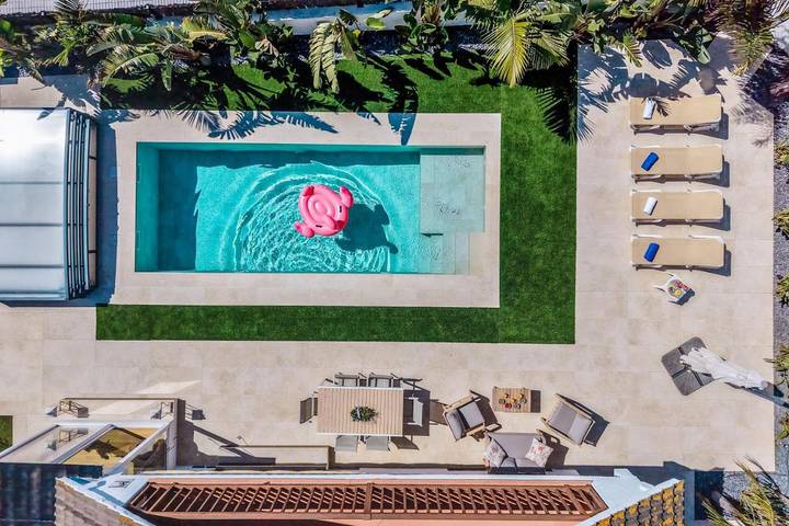 Villa pour 12 personnes, avec jardin et piscine à Salou