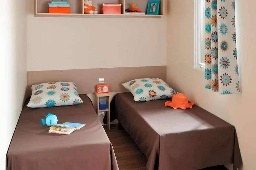 Zecamping 3 étoiles piscine chauffée mobil-home 25m2 4 pers in Sigean, Mittelmeerküste (Frankreich)