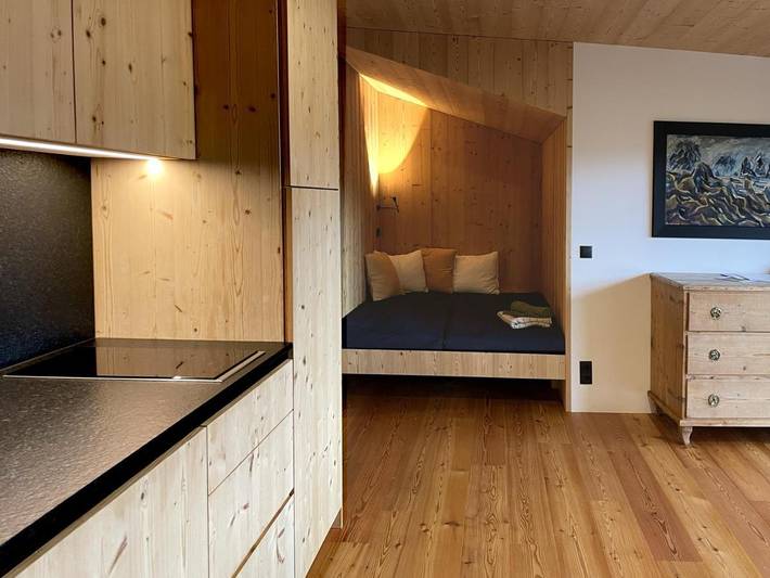 Ferienwohnung für 2 Personen, mit Balkon und Terrasse sowie Garten und Ausblick in Sterzing - 3