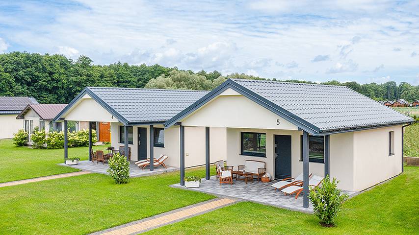 Ferienhaus für 6 Personen, mit Terrasse in Mielno