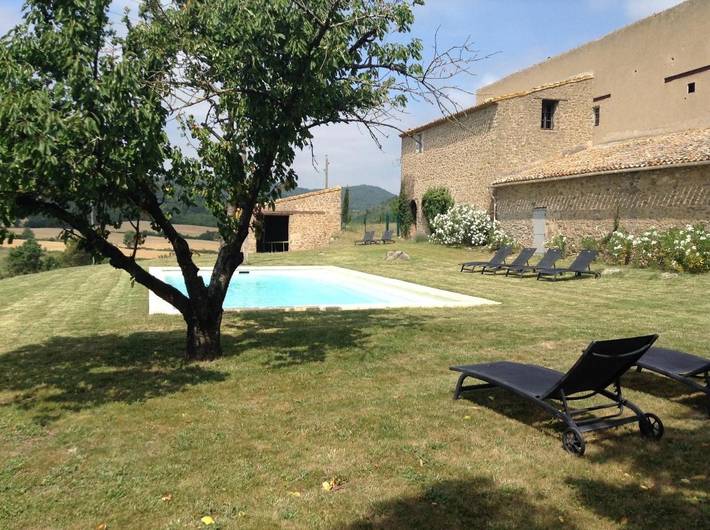 Maison de vacances pour 8 personnes, avec jardin et vue ainsi que piscine et terrasse