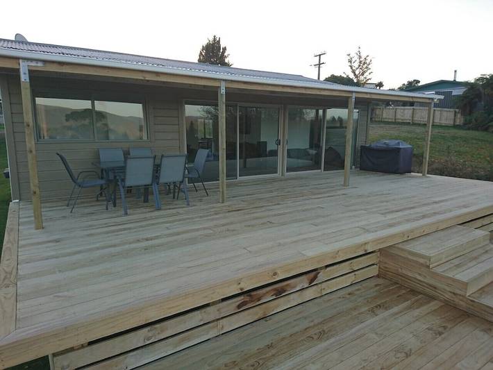 Holiday home for 10 people, with terrace, with pets in Taupo District