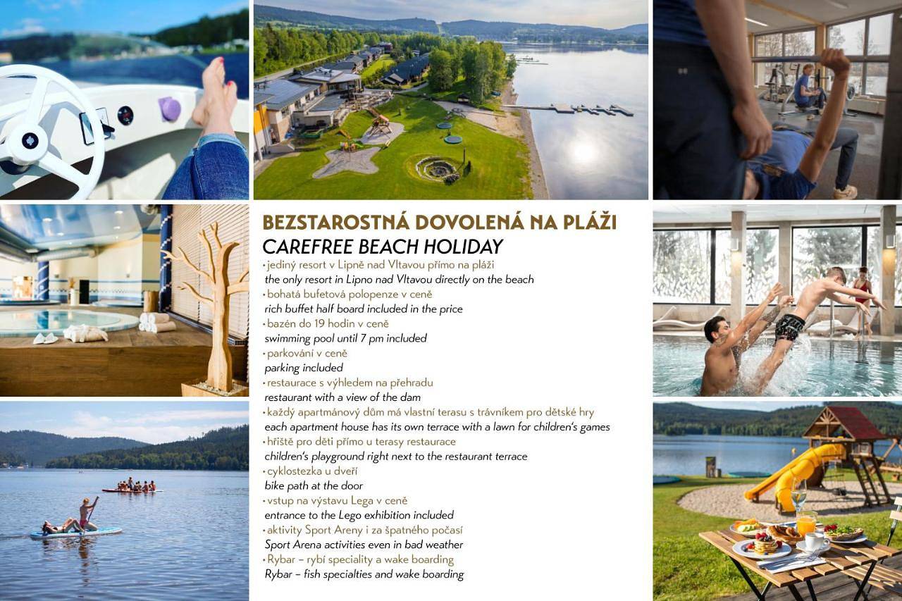 Amenity Hotel & Resort Lipno in Lipno, Sumava Nationaal Park