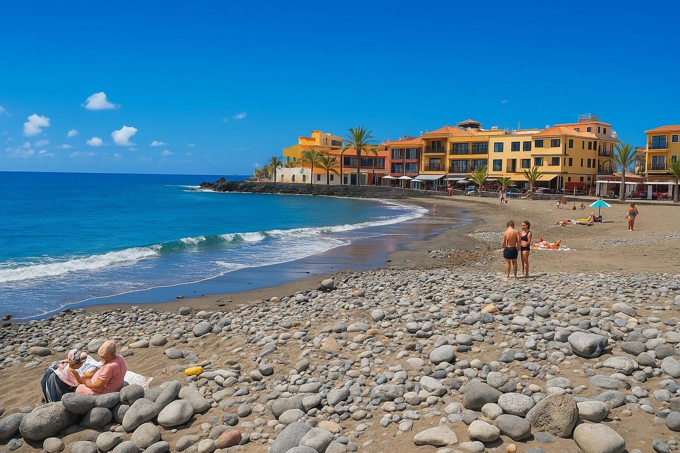 Ferienhaus 'Palmar La Gomera' mit privater Terrasse und Wlan in La Puntilla, Valle Gran Rey