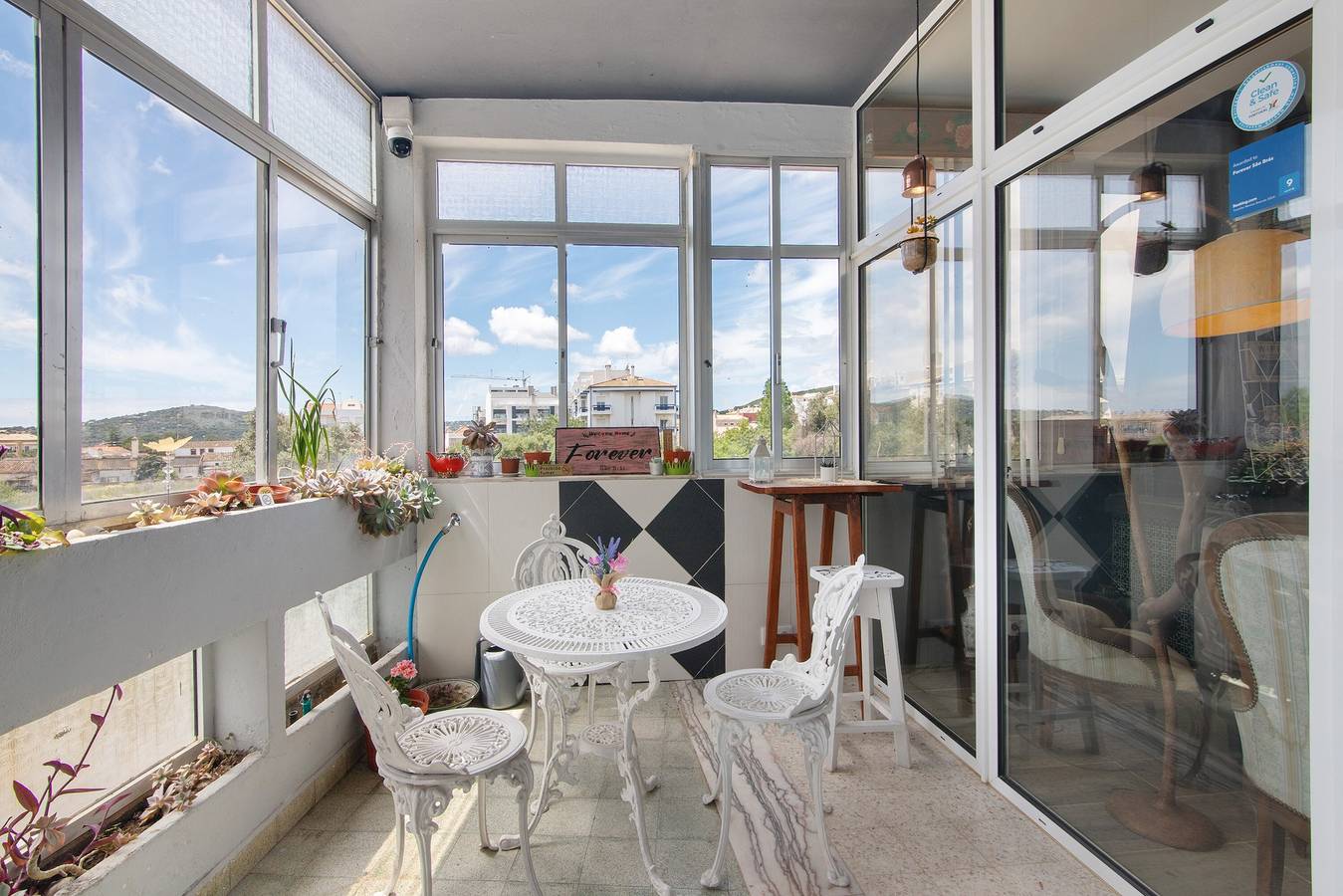 Zimmer 'Quarto Duplo Com Varanda' mit Balkon, Wlan und Klimaanlage in São Brás de Alportel, Faro Distrikt