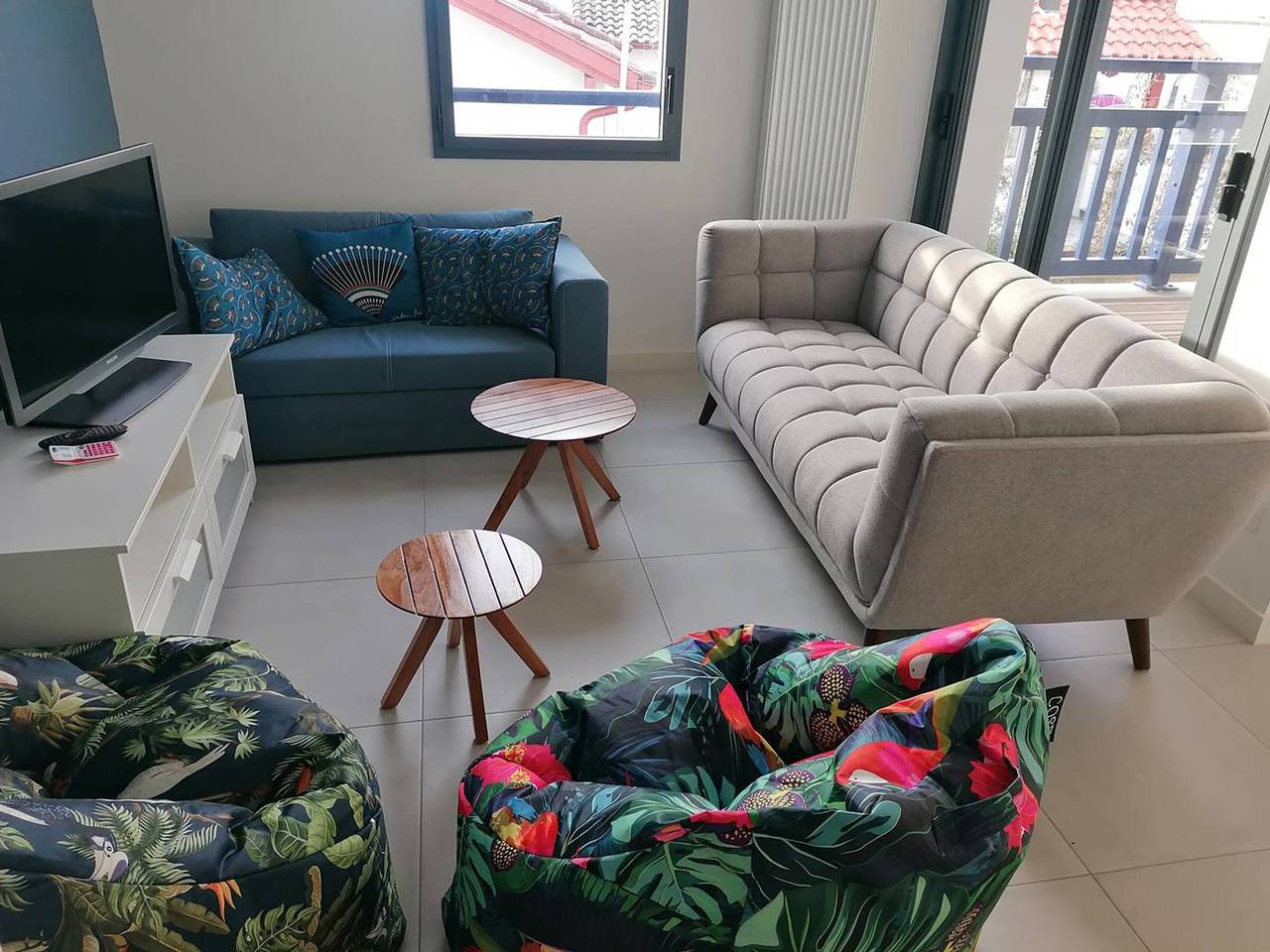 Ganze Wohnung, Ciboure: Bel appartement 4 pièces, terrasse, parking, proche plage et commerces in Ciboure, Bayonne und Umgebung