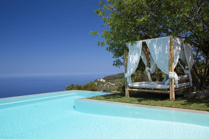 Villa für 8 Personen, mit Balkon und Garten sowie Pool auf Lefkada - 3