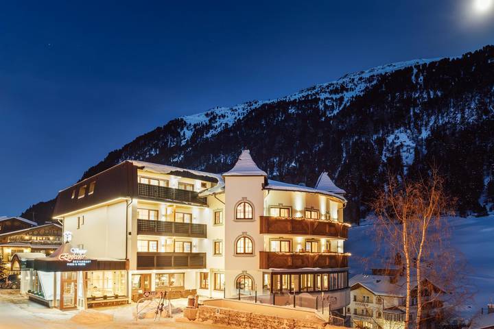 Hotel für 3 Personen, mit Balkon und Terrasse sowie Sauna in Sölden (Österreich)