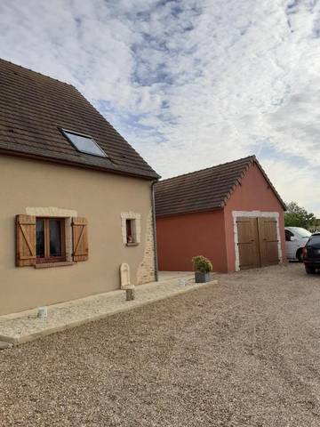 Cottage pour 2 personnes, avec vue ainsi que terrasse et jardin à Bouloire
