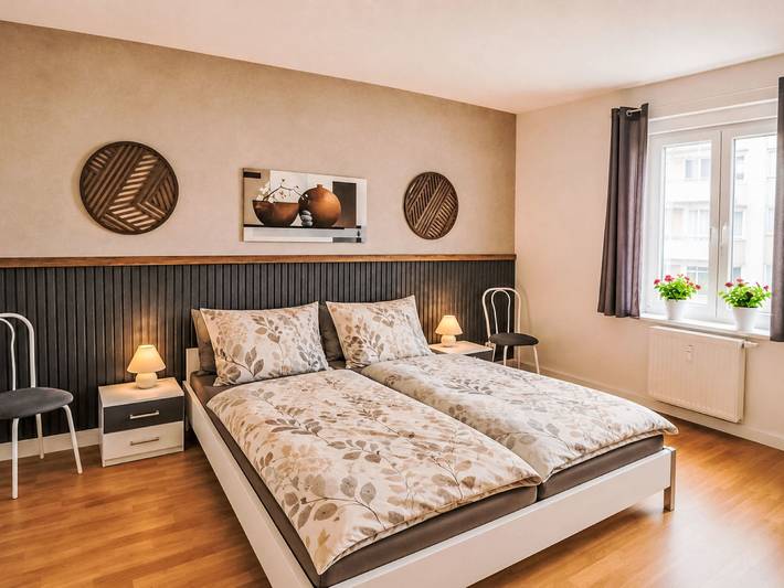 Ferienwohnung für 4 Personen, mit Balkon und Terrasse