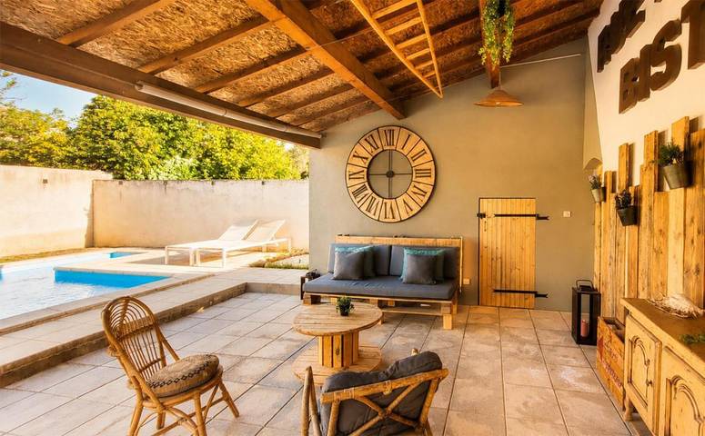 Ferienhaus für 2 Personen, mit Pool und Garten - 1