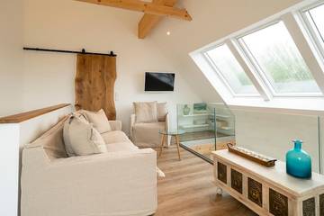 Ferienhaus für 6 Personen, mit Sauna und Garten in Barth