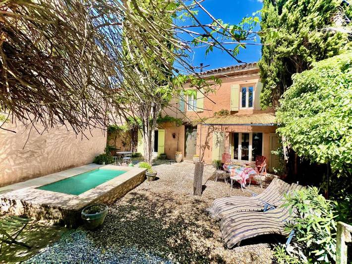 Maison de vacances pour 5 personnes, avec piscine ainsi que jardin et vue