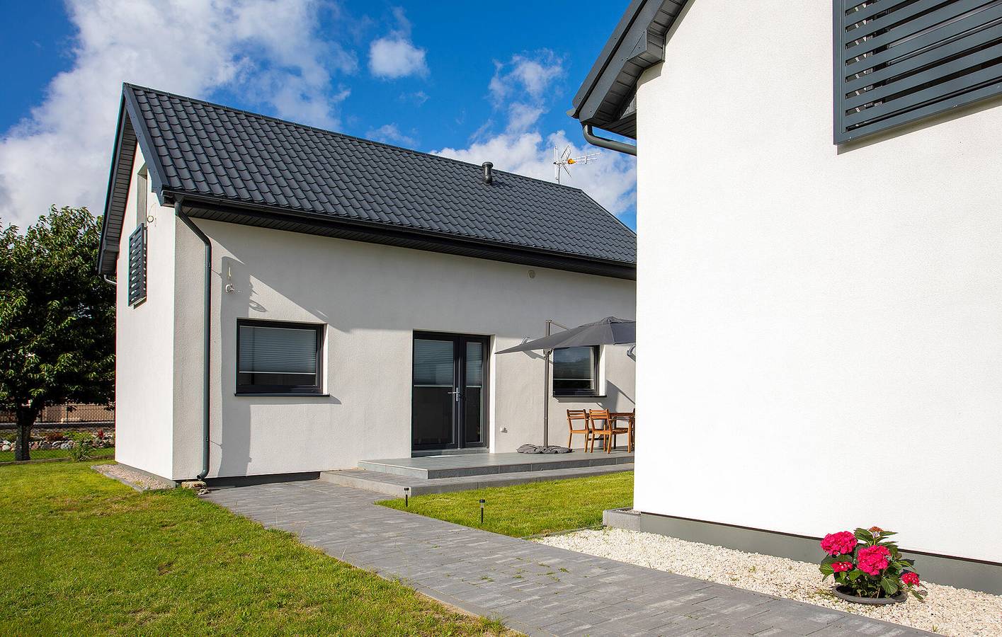 Ferienhaus für 6 Personen mit Terrasse in Krokowa