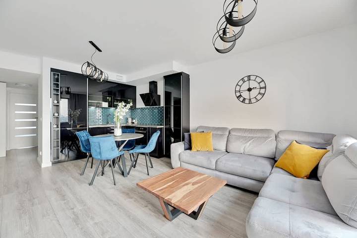 Vacation rental for 4 people, with hot tub and sauna as well as balcony/terrace and pool, with pets in Gdansk