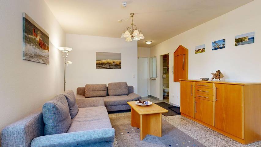 Ferienwohnung für 4 Personen, mit Balkon und Sauna, mit Haustier in Binz - 2