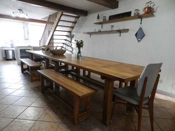 Gîte pour 13 personnes, avec jacuzzi ainsi que terrasse et jardin dans Parc naturel régional des Ardennes - 4