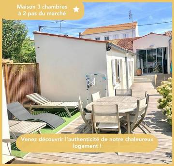 Maison d’hôte pour 6 personnes, avec terrasse à Fouras