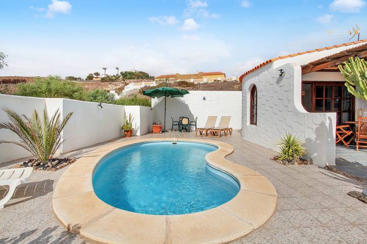 Villa für 4 Personen, mit Meerblick und Seeblick sowie Ausblick und Garten auf den Kanaren - 4