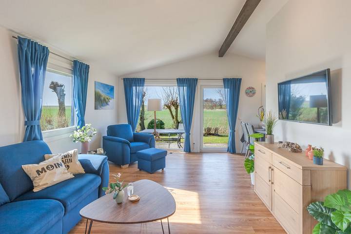 Ferienhaus für 4 Personen, mit Garten und Terrasse sowie Ausblick, mit Haustier in Simonsberg