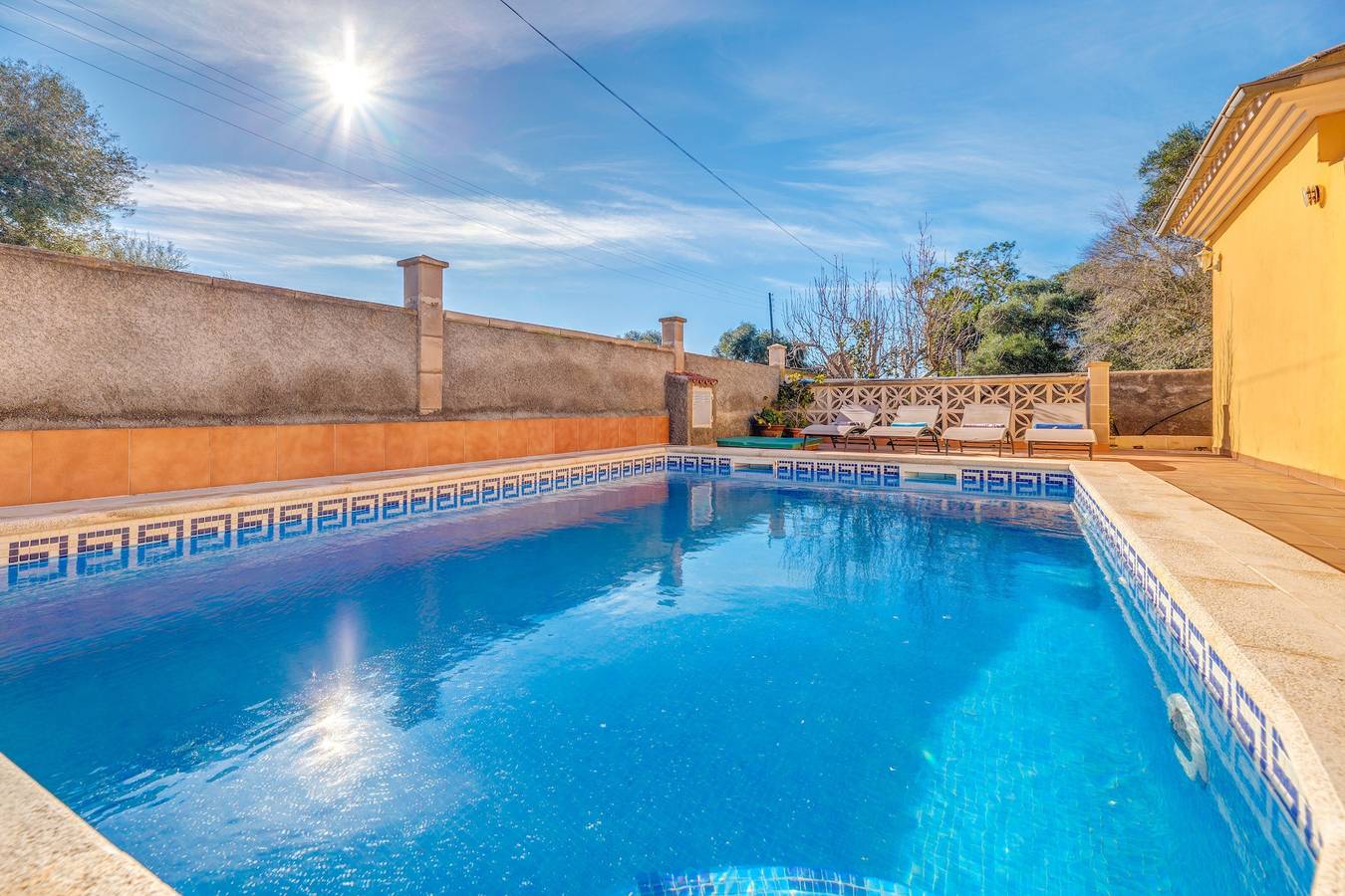 Wunderschönes Ferienhaus Can Parets mit Wlan, Garten, Terrassen & Pool; Parkplätze vorhanden, Haustiere erlaubt in Santanyí, Mallorcas Küste
