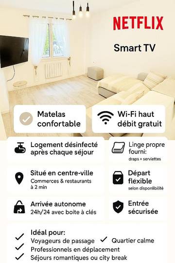 Gîte pour 4 personnes à Guéret