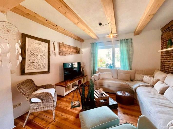 Casa de vacaciones 'Ferienhaus Am Rande Des Spreewald' con terraza privada, jardín privado y Wi-Fi in Peitz (Municipio), Región de Cottbus