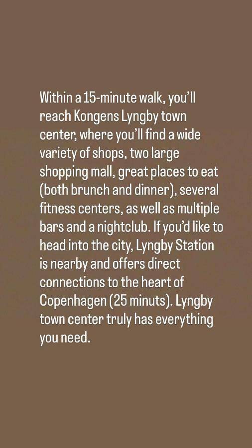 Hel lejlighed, Balcony Apartment - Lyngby Great Copenhagen in Lyngby, Hovedstaden