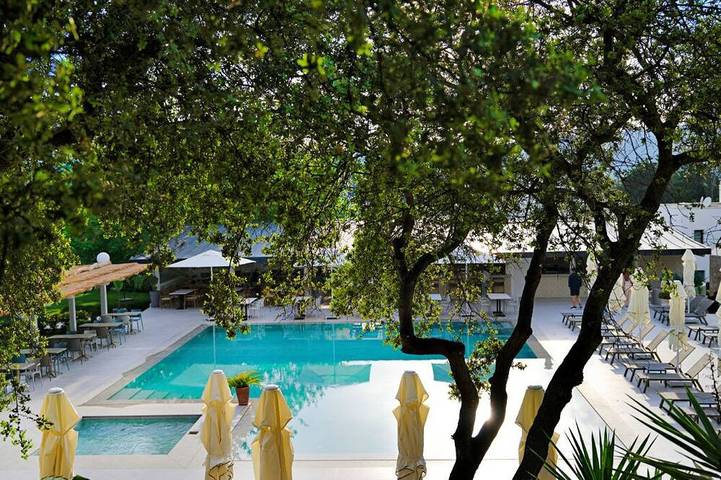 Appart’hôtel pour 2 personnes, avec piscine ainsi que jardin et balcon à Bodrum
