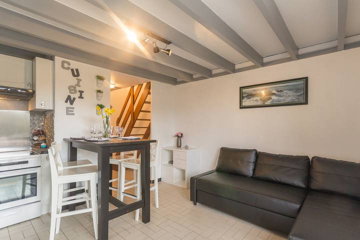 Gîte pour 3 personnes, avec terrasse ainsi que piscine et jardin à Saint-Gildas-de-Rhuys - 4