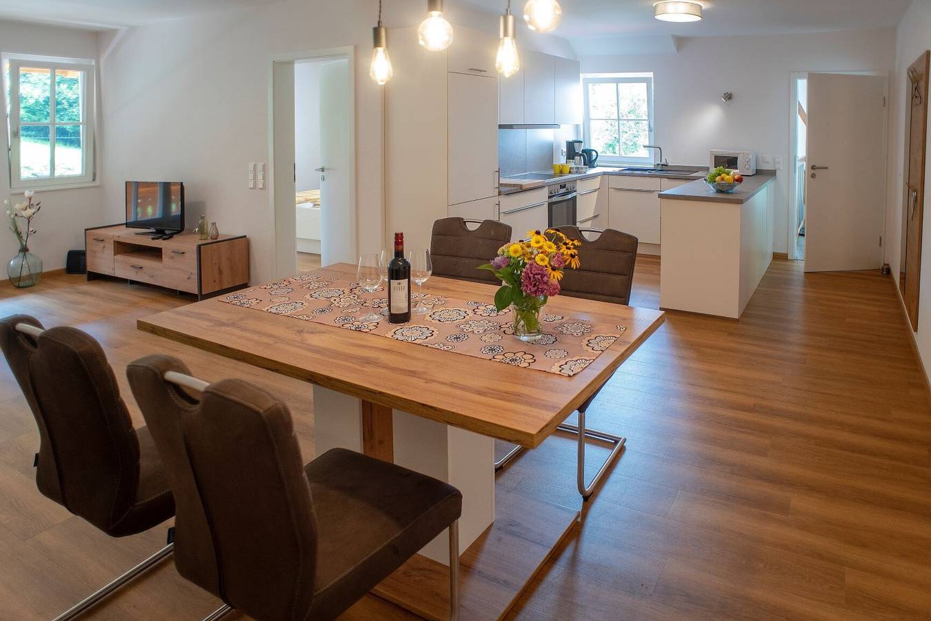 Entire apartment, Apartment 'Ferienwohnung Löwenzahn' with Mountain View, Shared Terrace and Wi-Fi in Gengenbach, Central Black Forest
