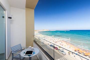 Gîte pour 2 personnes, avec vue et balcon à Réthymnon