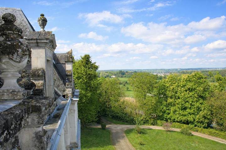 Location de vacances pour 4 personnes, avec vue ainsi que piscine et jardin à Saint-Gervais-la-Forêt - 3