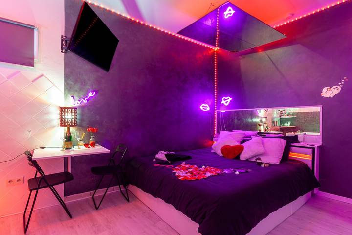 Studio pour 2 personnes, avec Jacuzzi et Jardin