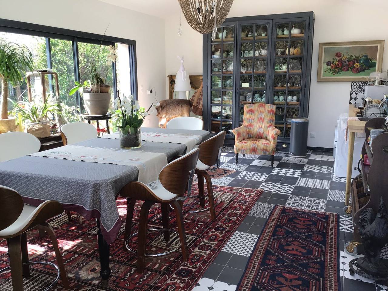 Maison d'hôtes à La Guinière - Chambre aux portraits in Couëron, Région de Nantes