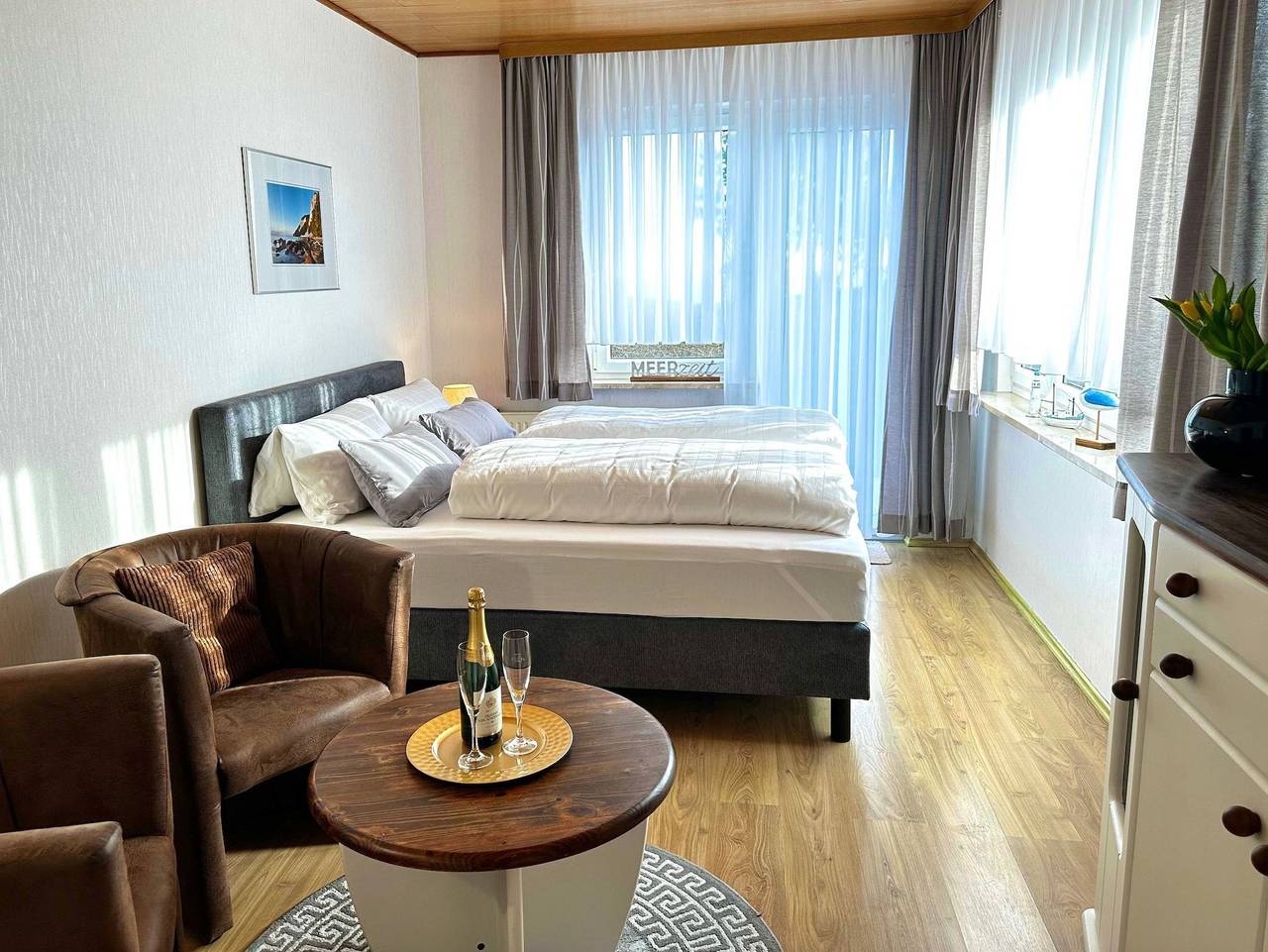 Ferienhaus Seeblick mit sonniger Terrasse und Meerblick - Fh Seeblick in Sassnitz, Nationalpark Jasmund